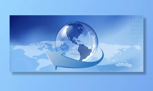 科技地球地图背景banner高清 科技地球地图背景banner高清