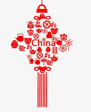 中国结国风元素免抠