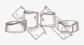 漂亮创意皮尺免抠