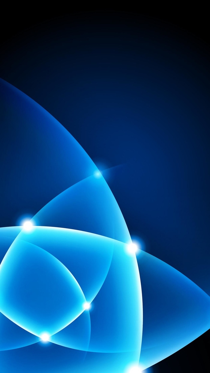 蓝色科技光影H5背景高清