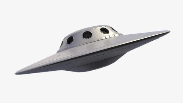 UFO不明飞行物实物飞行船免抠