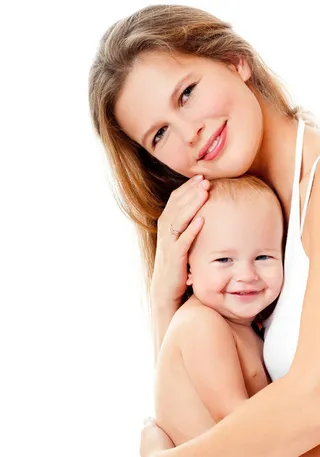 母婴温馨简约背景图高清