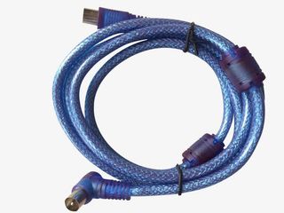 蓝色手机数据线免抠