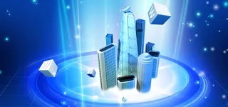 未来时代网络科技背景banner高清