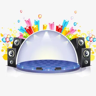 半球形舞台免抠