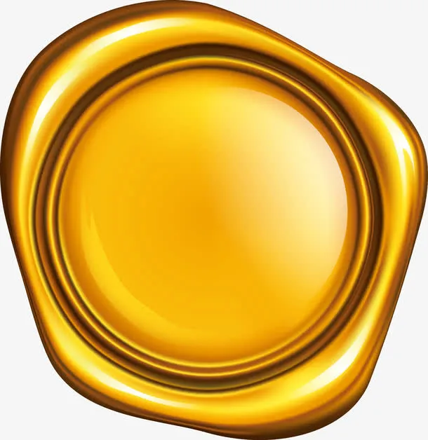 黄金火漆印免抠