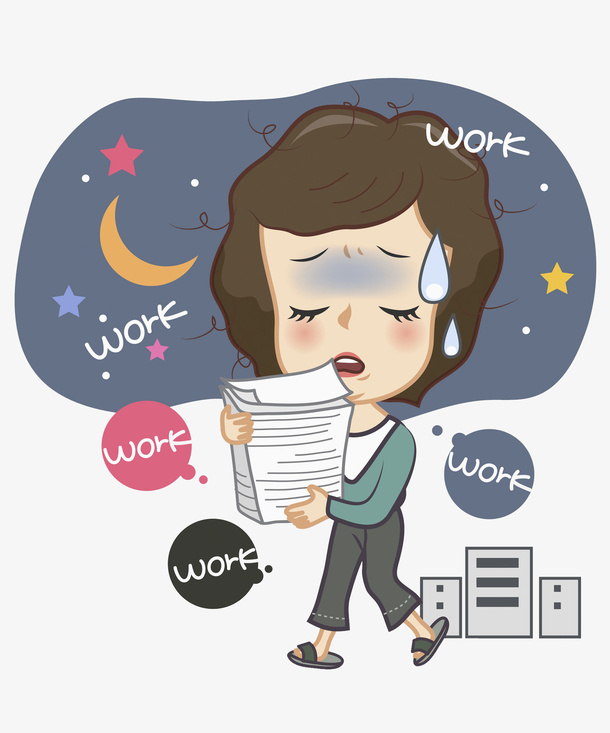 加班的女人免抠