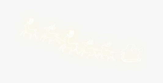 圣诞节发光麋鹿免抠