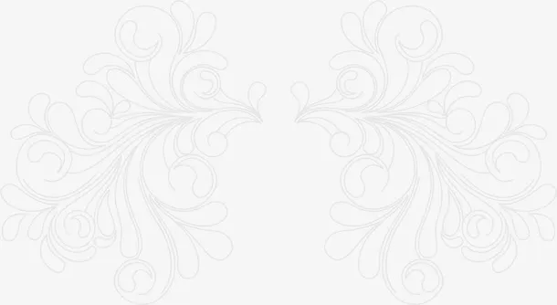 手绘古典花纹免抠