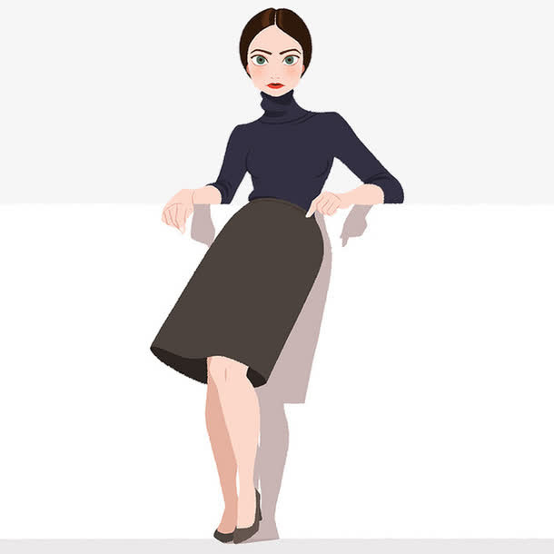 职场女性免抠