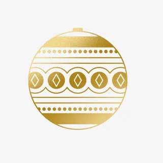 年圣诞节小装饰免抠