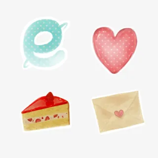 爱心信件图标免抠