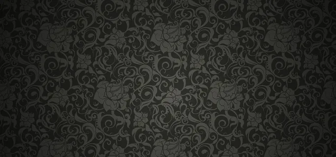 黑色复古花纹图案背景高清