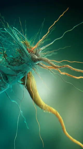 绿色细菌h5素材背景高清