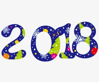 圣诞节风格字体免抠