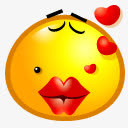 甜蜜的吻图标免抠