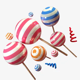 创意六一忆童年儿童销海报棒棒糖免抠