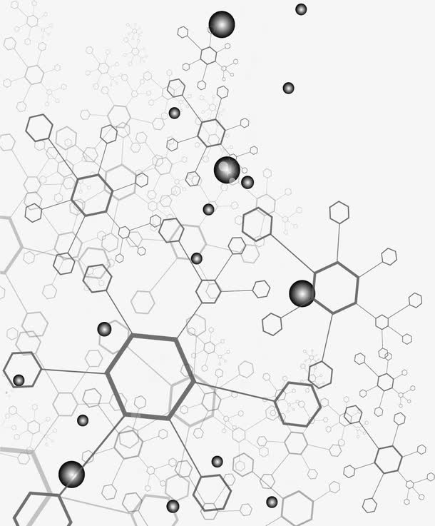 矢量手绘细胞分子免抠