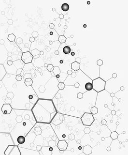 矢量手绘细胞分子免抠 矢量手绘细胞分子免抠
