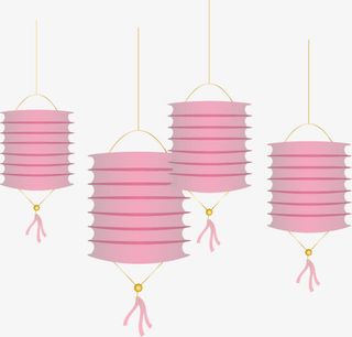 矢量手绘灯笼免抠