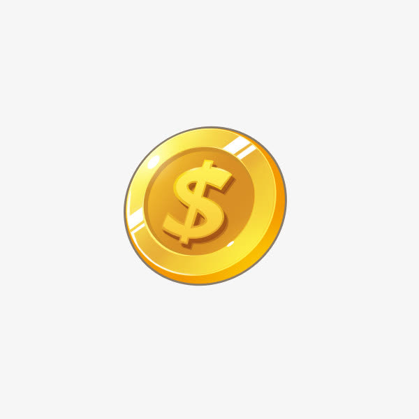 卡通金币免抠