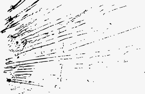 线条水墨裂纹笔刷免抠