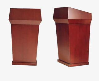 红木演讲台免抠