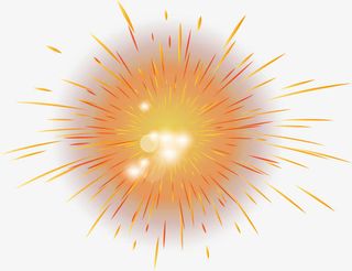 梦幻金色烟花免抠