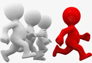 高清圆头3D小人29免抠