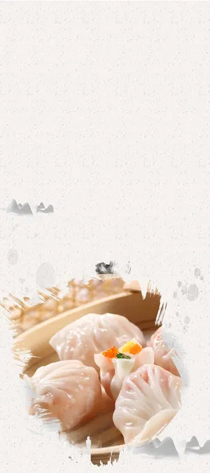 美食创意港式早茶X展架高清