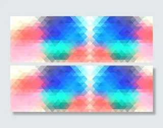 炫彩几何底纹高清