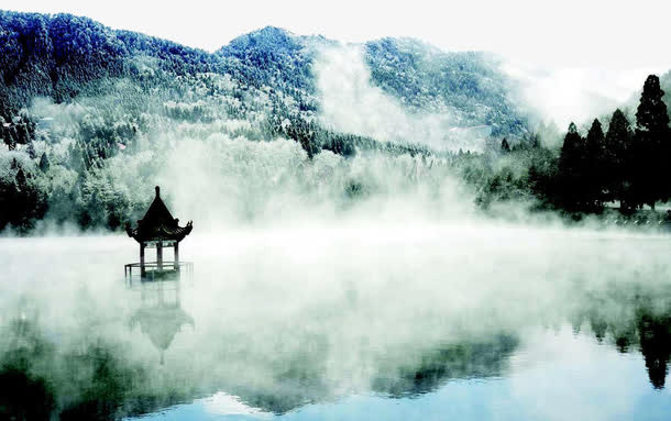 美丽庐山免抠
