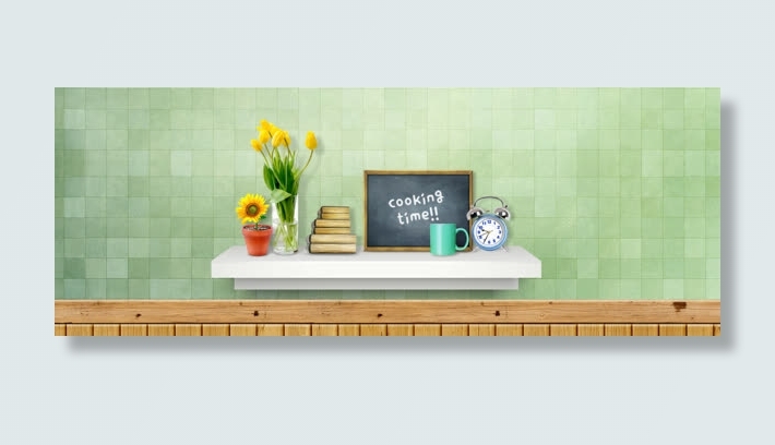 小清新家具背景