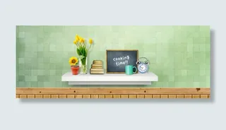 小清新家具背景