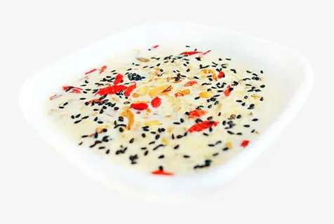 果仁枸杞牛奶燕麦粥免抠