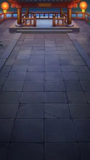 中国风凉亭手绘海报背景 中国风凉亭手绘海报背景