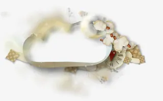 小清新生日派对边框免抠