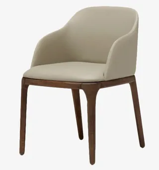 白色个性的单人座椅免抠