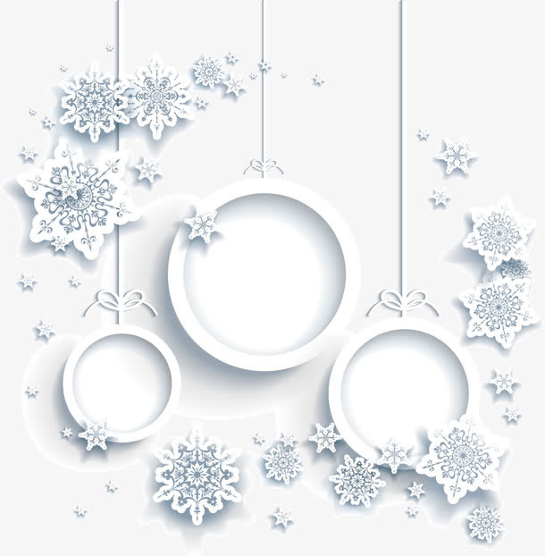 雪花背景矢量飞雪