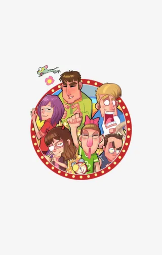 h5素材卡通人物免抠