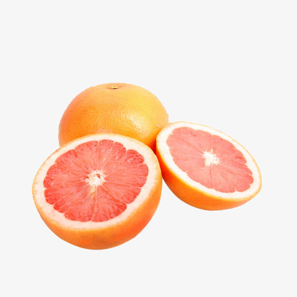 红色的柚子免抠