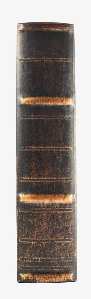 黑色书皮书脊免抠