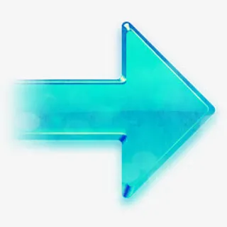 蓝色科技感箭头免抠