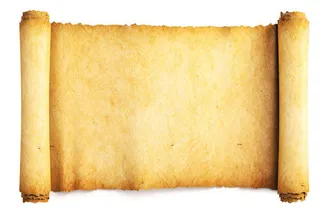 卷轴羊皮纸免抠