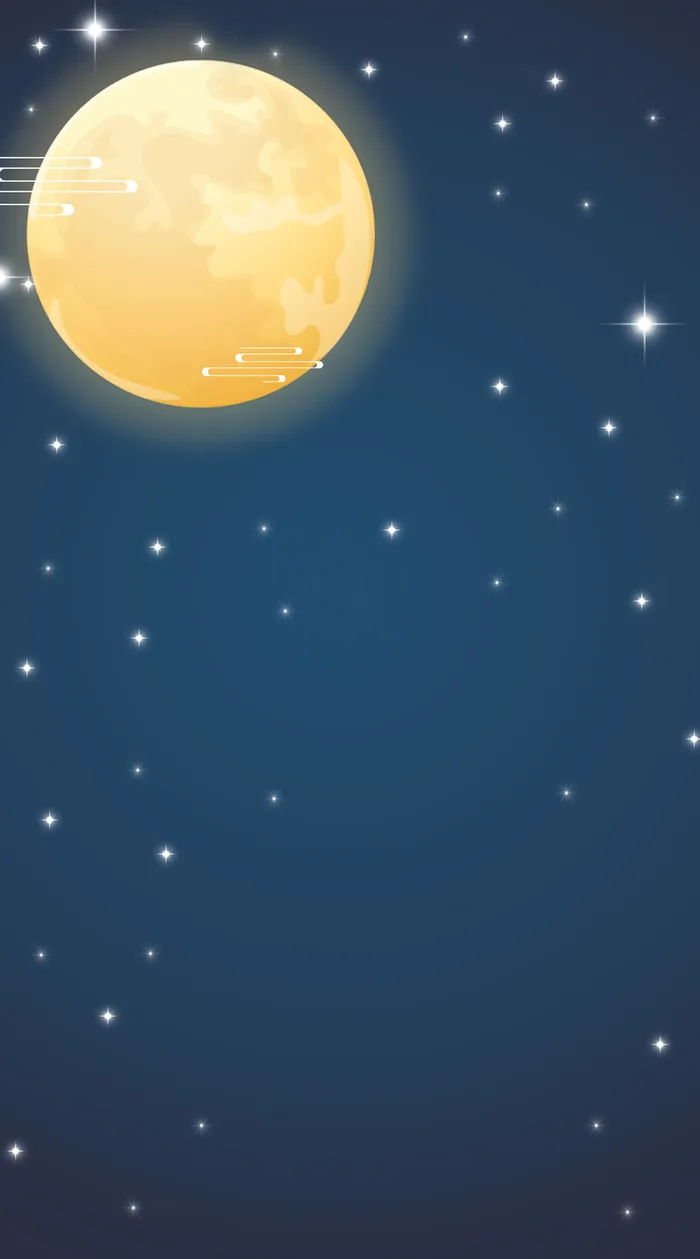 简约中秋节星空广告高清