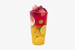 水果奶茶夏季可口免抠