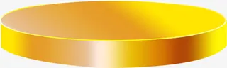 高清摄影黄色光效圆盘设计免抠
