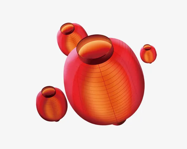 手绘灯笼素材免抠