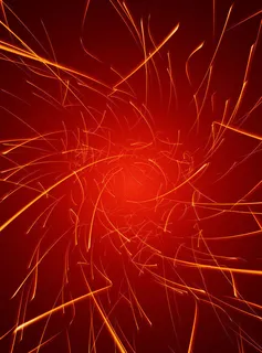 红色光效H5背景高清