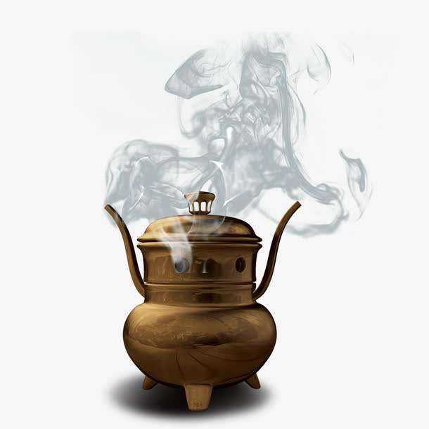 香炉烟雾免抠